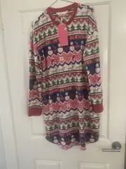 Peter Alexander Ladies Fair Isle Nightie Large