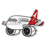 Qantas Airbus A321 NEO XLR Magnet