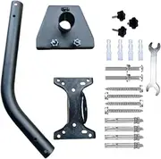 J Pipe Mount, TV Antenna Mount, Adjustable Outdoor Mount, Antenna Mount Bracket, Iron Material Mount, Pole Mount Bracket, Outdoor TV Mount, TV Antenna Bracket, Roof Antenna Mount