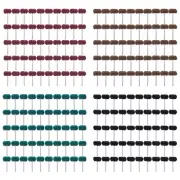 200 Pack Abrasive Wheels, 1" (25Mm) Abrasive Buffing Polishing Wheels Burr for R
