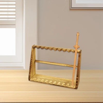Sword Stand Portable Compact Easy to Use Decorative Wood