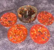 Fruity Pebbles Resin Cup Coaster