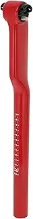 X AUTOHAUX Universal Bike Seat Posts Bike Saddle Post Seat Tube 30.8x400mm 25 Degree Offset Carbon Fiber Red 1 Pc