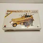 German Half Track Hanomag Sd.Kfz 250/3 Nitto Kagaku Model Kit #421 New & Sealed