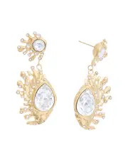 Oscar de la Renta 14K Cactus Earrings
