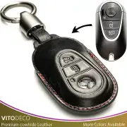 Vitodeco Superior 3D Leather Smart Key Fob Case for 2023 - 2025 Mercedes-Benz