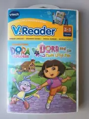 Vtech V.Reader Dora The Explorer And Three Little Pigs Interactive E-reading
