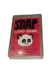 Vintage Red Deck w/Case Golden Brand Snap Animals Card Game Panda Bear SEALED