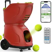 PT-9001Pro Advanced Tennis Ball Machine | Smart Trainer with Custom Drills | Variable Speed & Spin | Full Court Coverage | High Capacity | Endurance Battery | Easy to Carry | Pro & Amateur