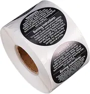 [TEHAUX] 500pcs Candle Warning Labels, Warning Sticker for Candle Making, Candle Container Label Safety Sticker Scented Votive Candles Candle Jar Safety Label Candle Wick Paper