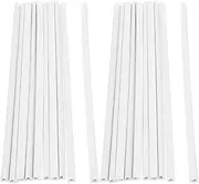 DOITOOL 20pcs Folder Lever Paper Fasteners Office Binding Supplies Binding Accessories Slide Bar Office Binder Supplies Paper Binding Cover Binding Spines Plastic White