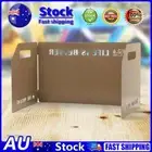 ISE MOUNT Stove Wind Shield Steel Outdoor Stove Windscreen Camp Cooking Supplies