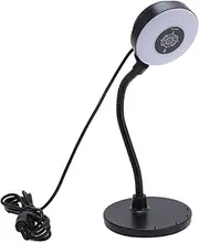 USB Computer Cam Built in Mic, with Fill Light, AF Touch Control Auto Focus, 5MP ABS Bendable Rod Webcam for PC Laptop for Online Chatting, Gaming, Home Studio, Podcasting