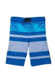 Tony Hawk Boy's L 14-16 Blue Stripe Swim Trunks Short Board Shorts Lined
