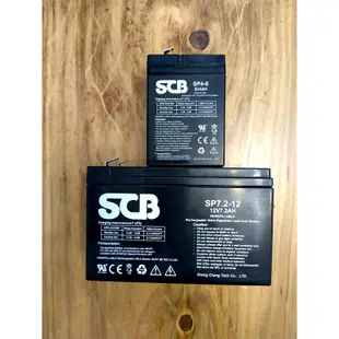 全新 SCB 電池 6V 12V 密閉式鉛酸電池 多種規格 6-DZM-20 不斷電 代步車 儲能 設備系統 釣魚 露營