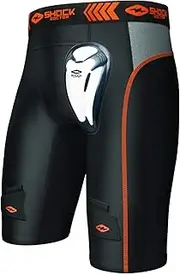 [Shock Doctor] Men's Core Support Hockey Shorts with Protective Bioflex Cup (Adult)
