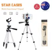 Professional Adjustable Camera Tripod Stand Mount Remote Phone Holder