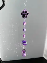 Pawprint Crystal prism suncatcher rainbow maker