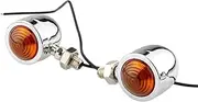 Motorcycle Indicator Lights | Motorcycle Rear Turn Lights | Round Running Lights | Retro Single Wire Motorcycle Light Replacement Parts, Motor Rear Turn Lights for Modernizing Older Bikes