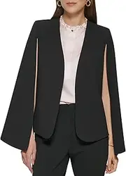 [DKNY] Standard Womens Open Front Cape Jacket