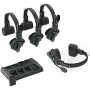 Hollyland Solidcom C1-4S Full-Duplex Wireless DECT Intercom System with 4 Hea...