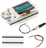 ESP32 LoRa V3 SX1262 0.96 inch OLED Display Development Board WiFi Bluetooth Dual Core 240MHz CP2102 and 433-510MHz Antenna for Arduino Smart WiFi LoRa 32(Unsoldered)
