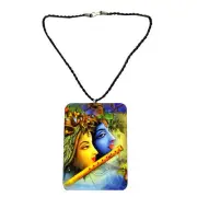 Indian Traditional Double Sided Radha Krishna Car Hanging