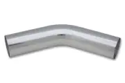 Vibrant 3.25" OD 45 Degree 6061 Aluminum Mandrel Bend Tubing Polished 2241
