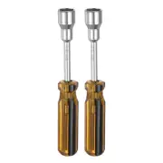 2pcs Metric Nut Driver 14mm Non-Magnetic Hexagon Socket Wrench Screwdriver