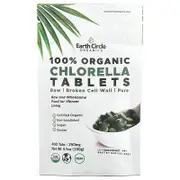 Earth Circle Organics, 100% Organic Chlorella Tablets, 400 Tablets