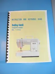 Baby Lock Companion BL 1550 Sewing Machine Instruction Manual - Printed