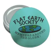 Flat Earth Society Members Around Globe Rubber Non-Slip Jar Gripper Opener