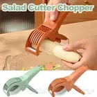 Salad Cutter Chopper Portable Manual Banana Slicer Creative Fruit Vegetable Slic