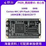 開發板 野火STM32開發板 CORTEX-M4小型系統板 STM32F429IGT6核心板 180M