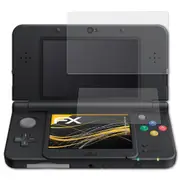 atFoliX 3x protective film compatible with Nintendo New-3DS 2015 armored film matt & shockproof 05 FX ANTIREFLEX Nintendo New 3DS (2015)