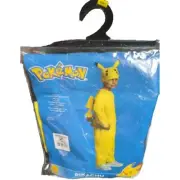 Pokemon Child's Deluxe Pikachu Costume Yellow Hat Ears MEDIUM 8/10 Rubies NEW