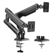 Dual Monitor Mount Fits 13 to 32 Inch Computer Screen, Dual Monitor Arm Black