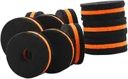 Parliky 10Pcs Professional Drum Cymbal Felt Pads Non Slip Drum Set Accessories Durable Protection for Cymbals Easy Installation Collision Prevention