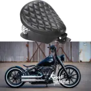 For Harley Softail Bobber Chopper Motorcycle Solo Seat w/ 3" Spring Bracket Kit