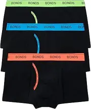 [Bonds] Men's Underwear Cotton Blend Guyfront Trunk (3 Pack) Seasonal