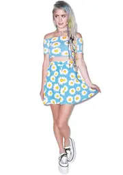 [Dolls Kill] Daisy Andrea Button Down Skirt