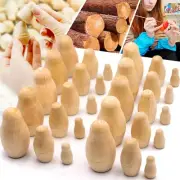 Lot of Blank Nesting Dolls of 30 pcs - Nesting Dolls Unpainted - Unfinished Doll