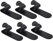 iplusmile Leather Car Headrest Hooks 6pc Car Hanger Hooks Adhesive Car Purse Holder for Auto Seatback Storage