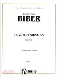 在飛比找三民網路書店優惠-16 Violin Sonatas ─ For Violin