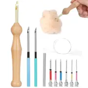 1 Set Punch Needle Kit Embroidery Craft Needle Stitching Needle Adults Beginner