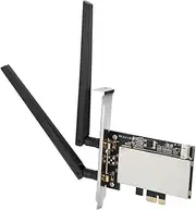 Mini PCI-E to PCI-E Adapter, Wireless AC Network Card, with Dual Antenna Professional Support Bluetooth + WiFi for 8260ac 7265ac 7260ac, etc