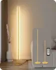 LED Corner Floor Lamp, Dimmable Corner Light with Remote, 7 Color Temperature...