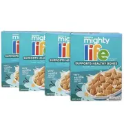 EXPIRING 4 Quaker Mighty Life Immunity Support 13 oz. Cereals, Very Vanilla