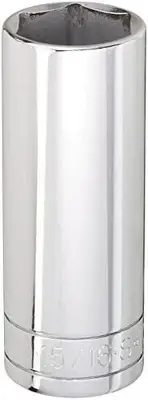 Tools USA 1/2" Drive, 15/16", 6 Point, Deep Chrome Socket | 41830
