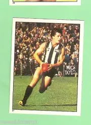 1983 SCANLENS VFL STICKER - #27 JOHN ANNEAR, COLLINGWOOD MAGPIES